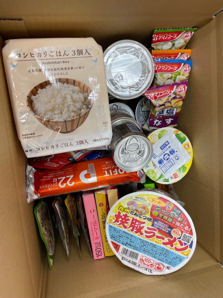 自宅療養者向け食料品配布